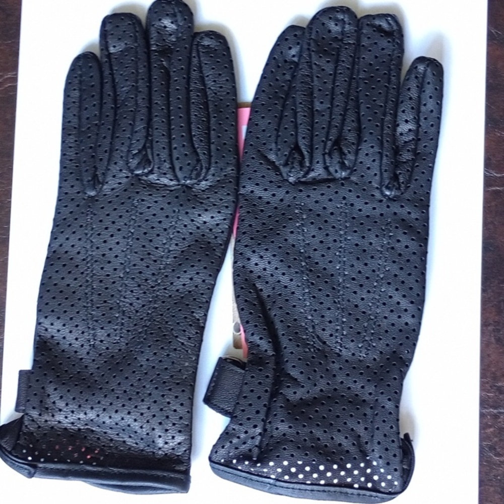 Hugger Leather Womens Weather Lite  Riding Casual Breathable Gloves XS New - Picture 2 of 7